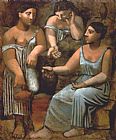 Pablo Picasso Famous Paintings - Three Women at the pring